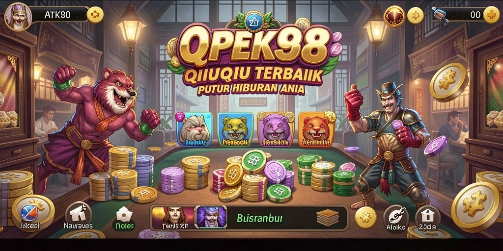 Tampilan gameplay menarik dari APEK88 QiuQiu.