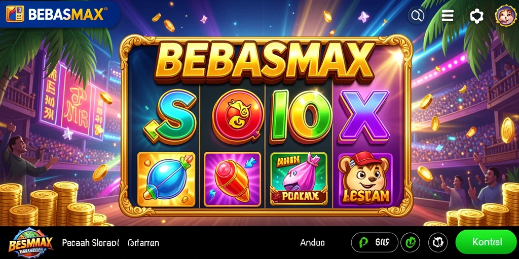 Screenshot gameplay BEBASMAX yang menampilkan keseruan permainan Slot.