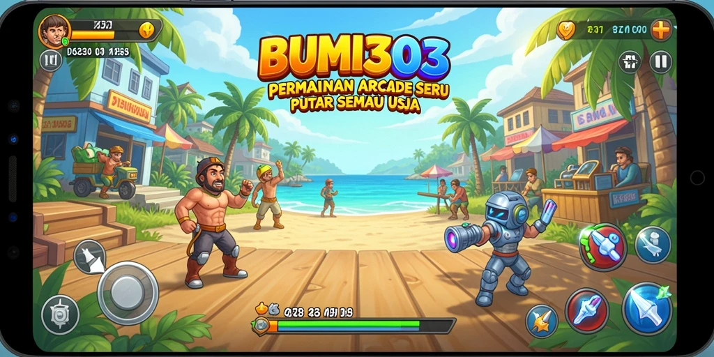 Gameplay seru BUMI303 dengan berbagai tantangan menarik.