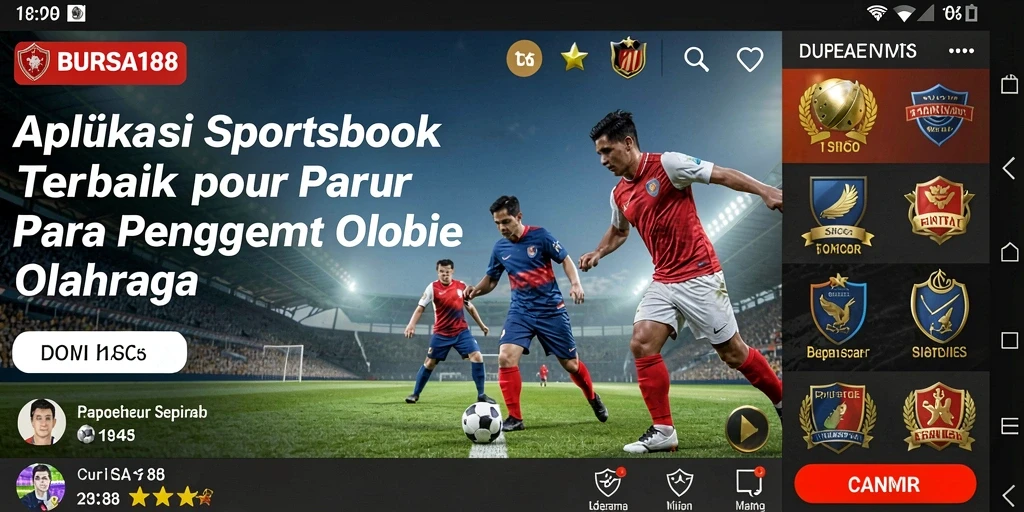 Tampilan screenshot BURSA188 menampilkan fitur taruhan olahraga yang interaktif.
