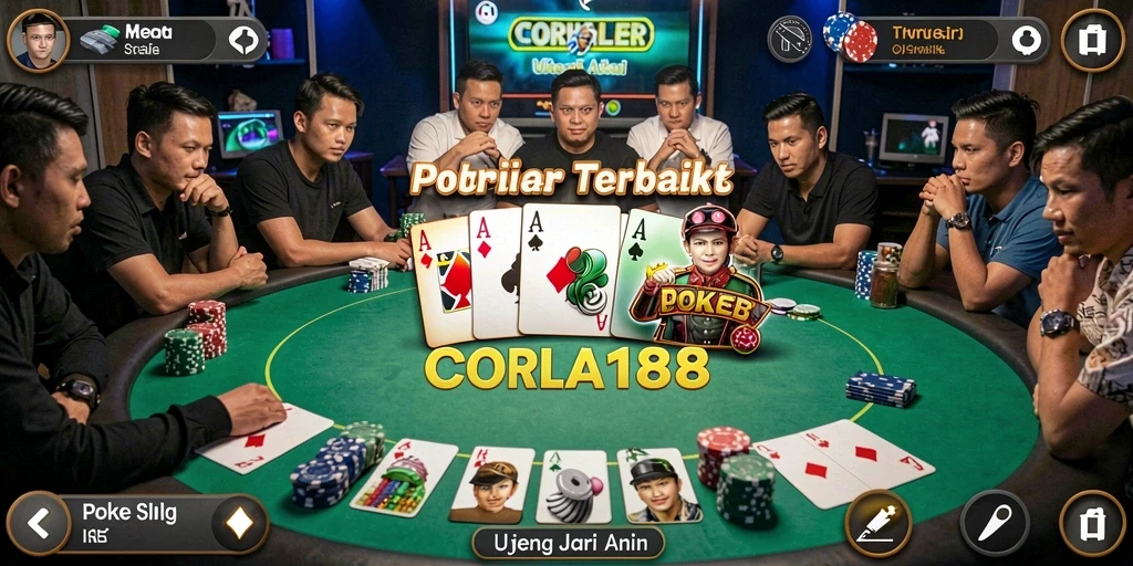 Tampilan gameplay seru di CORLA188 dengan pemain aktif.