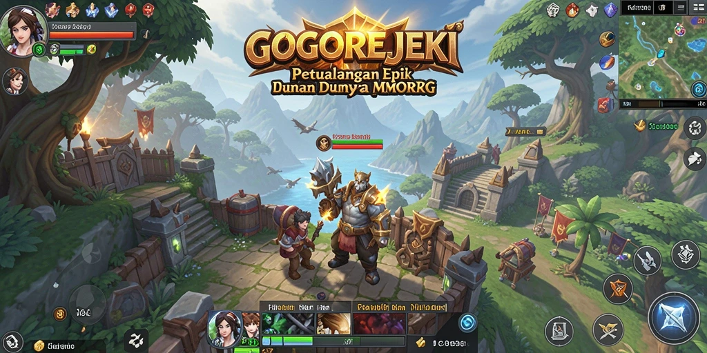 Tampilan gameplay GOGOREJEKI yang mendebarkan dan menarik.