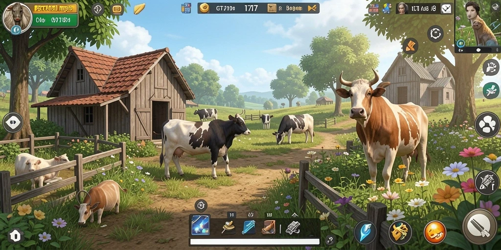 Gameplay aktif dalam bertani di GT777 dengan grafik yang menawan.