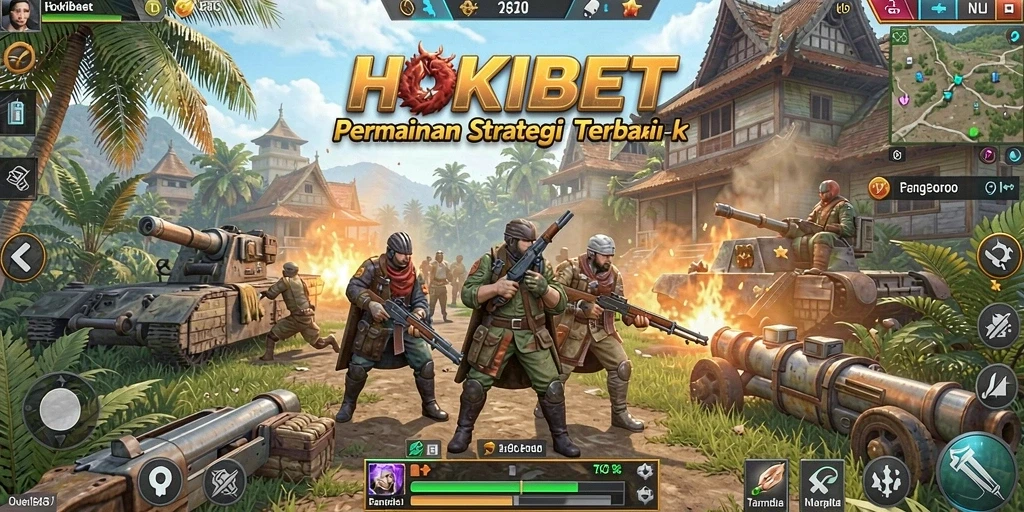 Screenshot HOKIBET yang menunjukkan aksi strategi yang menegangkan.
