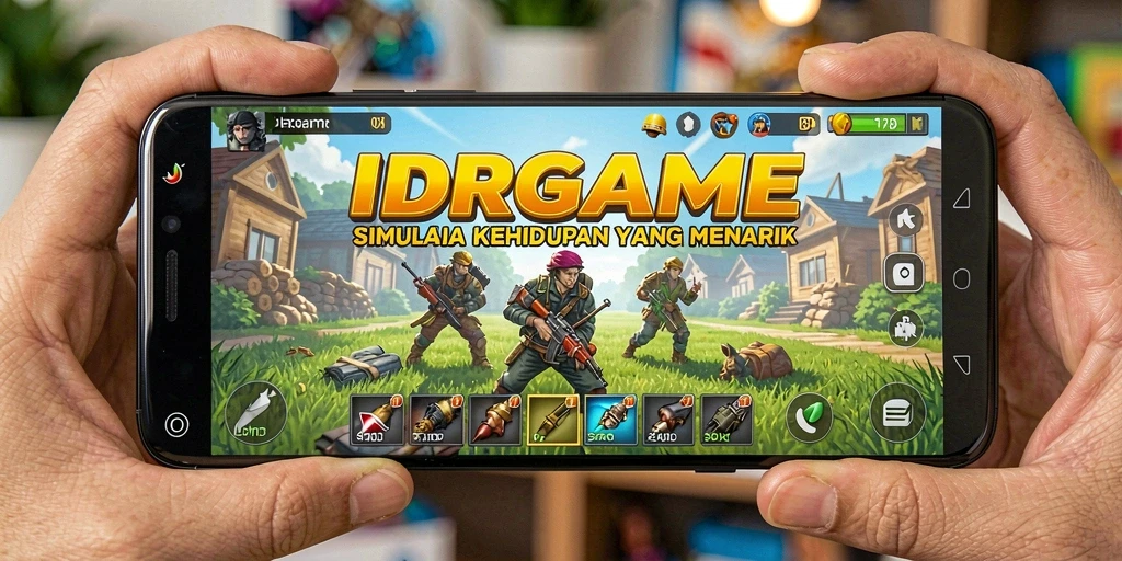 Tampilan gameplay menarik dalam IDRGAME yang menampilkan simulasi mendalam.