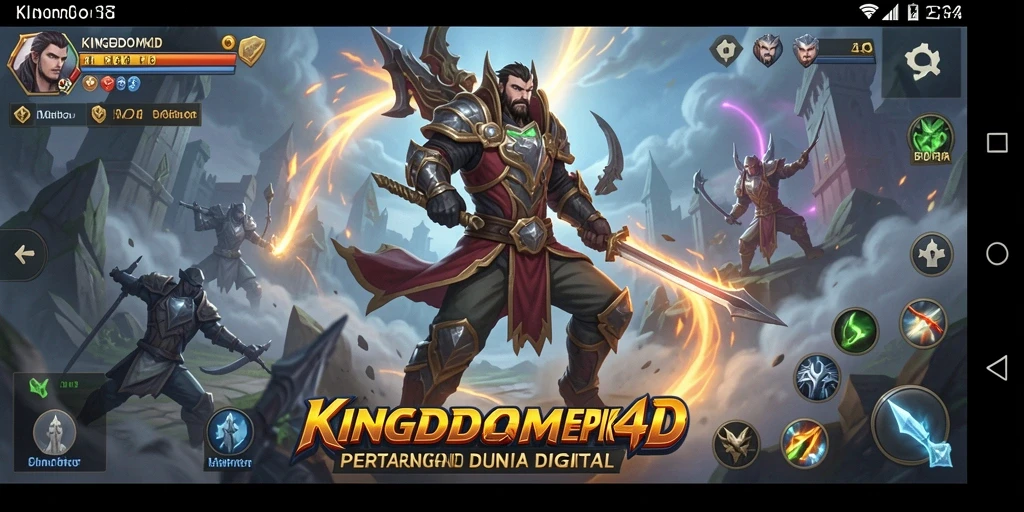 Tampilan seru dan dinamis dari pertarungan KINGDOM4D.