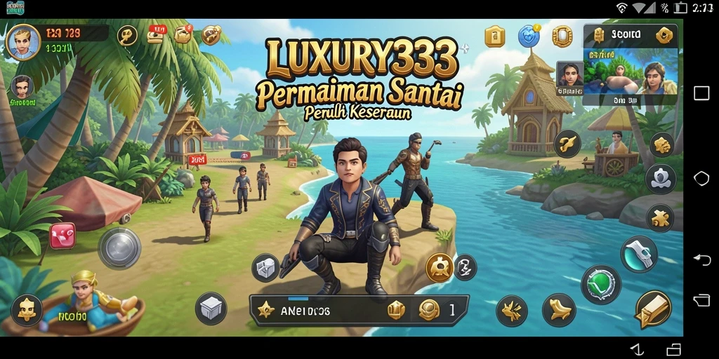 Gameplay LUXURY333 yang seru dan penuh warna.