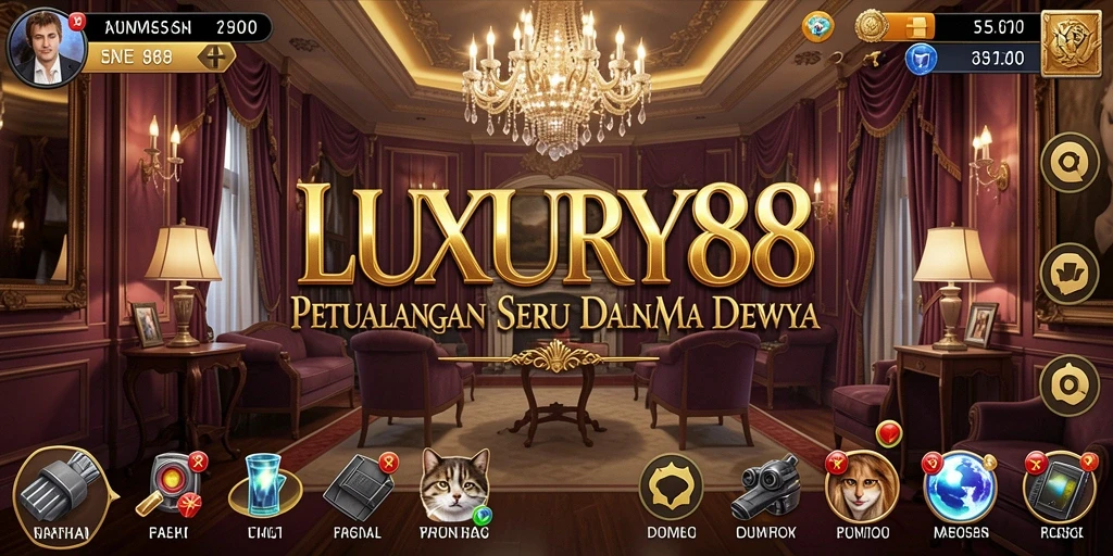 Tampilan gameplay LUXURY88 yang memukau dan penuh petualangan.