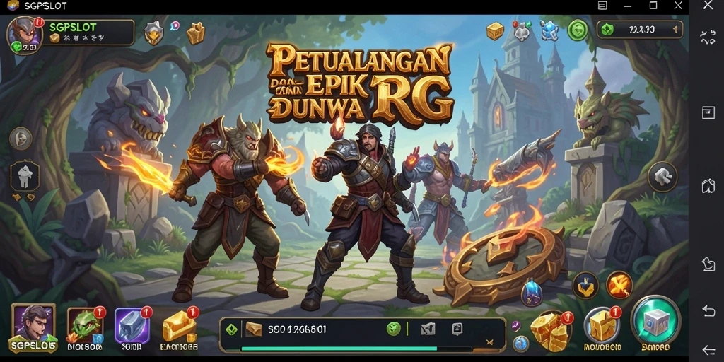 Tampilan menarik dari gameplay RPG SGPSLOT yang mengasyikkan.