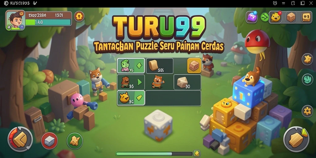 Screenshot gameplay TURU99 menampilkan teka-teki menarik yang menantang.